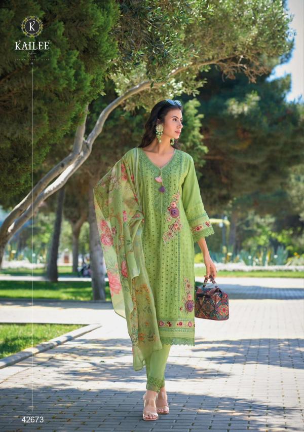 Kailee Sajda Cotton Top Bottom With Dupatta Collection